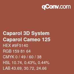 Farbcode: Caparol 3D System - Caparol Cameo 125 | qconv.com