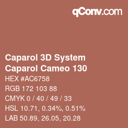 カラーコード: Caparol 3D System - Caparol Cameo 130 | qconv.com