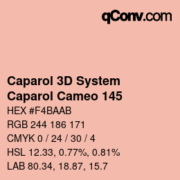 Código de color: Caparol 3D System - Caparol Cameo 145 | qconv.com