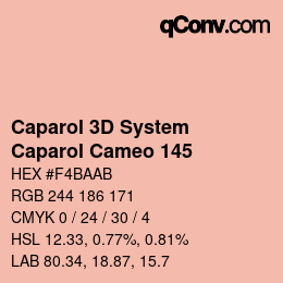 カラーコード: Caparol 3D System - Caparol Cameo 145 | qconv.com