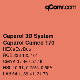 カラーコード: Caparol 3D System - Caparol Cameo 170 | qconv.com