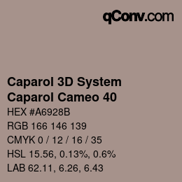 カラーコード: Caparol 3D System - Caparol Cameo 40 | qconv.com