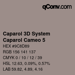 カラーコード: Caparol 3D System - Caparol Cameo 5 | qconv.com