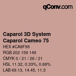 Color code: Caparol 3D System - Caparol Cameo 75 | qconv.com