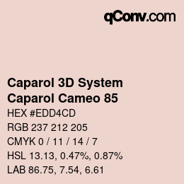カラーコード: Caparol 3D System - Caparol Cameo 85 | qconv.com