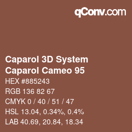 Farbcode: Caparol 3D System - Caparol Cameo 95 | qconv.com