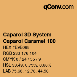 Farbcode: Caparol 3D System - Caparol Caramel 100 | qconv.com