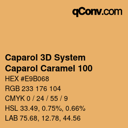 カラーコード: Caparol 3D System - Caparol Caramel 100 | qconv.com
