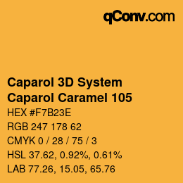 Color code: Caparol 3D System - Caparol Caramel 105 | qconv.com