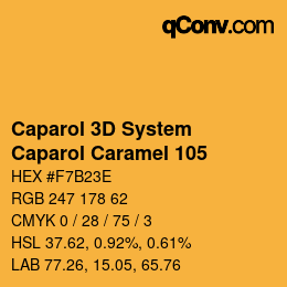 Code couleur: Caparol 3D System - Caparol Caramel 105 | qconv.com