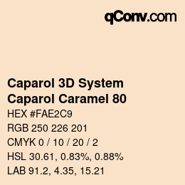 Farbcode: Caparol 3D System - Caparol Caramel 80 | qconv.com