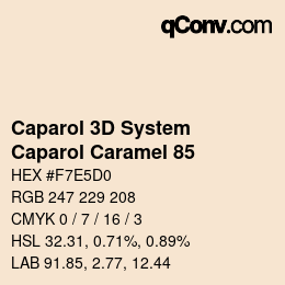 Farbcode: Caparol 3D System - Caparol Caramel 85 | qconv.com