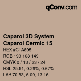 カラーコード: Caparol 3D System - Caparol Cermic 15 | qconv.com