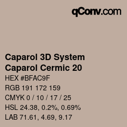 カラーコード: Caparol 3D System - Caparol Cermic 20 | qconv.com