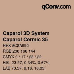 Farbcode: Caparol 3D System - Caparol Cermic 35 | qconv.com