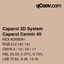 Color code: Caparol 3D System - Caparol Cermic 40 | qconv.com