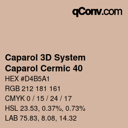 Code couleur: Caparol 3D System - Caparol Cermic 40 | qconv.com