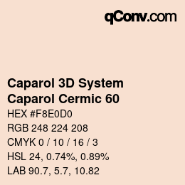 カラーコード: Caparol 3D System - Caparol Cermic 60 | qconv.com