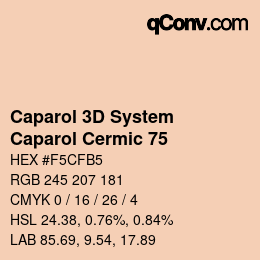 Code couleur: Caparol 3D System - Caparol Cermic 75 | qconv.com