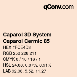 Color code: Caparol 3D System - Caparol Cermic 85 | qconv.com