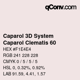 カラーコード: Caparol 3D System - Caparol Clematis 60 | qconv.com