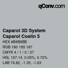 Color code: Caparol 3D System - Caparol Coelin 5 | qconv.com