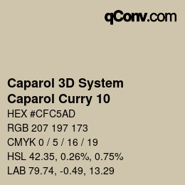 Farbcode: Caparol 3D System - Caparol Curry 10 | qconv.com