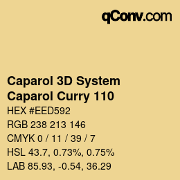 Farbcode: Caparol 3D System - Caparol Curry 110 | qconv.com