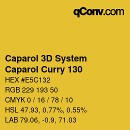 Farbcode: Caparol 3D System - Caparol Curry 130 | qconv.com