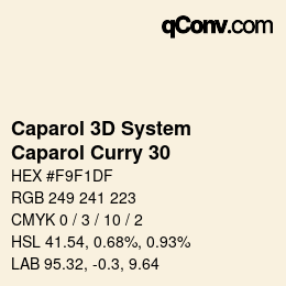 カラーコード: Caparol 3D System - Caparol Curry 30 | qconv.com