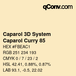 カラーコード: Caparol 3D System - Caparol Curry 85 | qconv.com