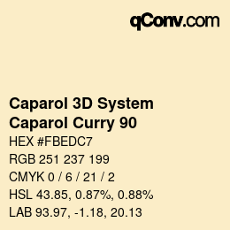 Farbcode: Caparol 3D System - Caparol Curry 90 | qconv.com