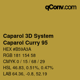 Farbcode: Caparol 3D System - Caparol Curry 95 | qconv.com