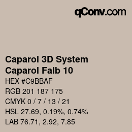 カラーコード: Caparol 3D System - Caparol Falb 10 | qconv.com