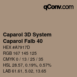 カラーコード: Caparol 3D System - Caparol Falb 40 | qconv.com