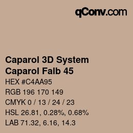 カラーコード: Caparol 3D System - Caparol Falb 45 | qconv.com