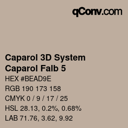 Farbcode: Caparol 3D System - Caparol Falb 5 | qconv.com