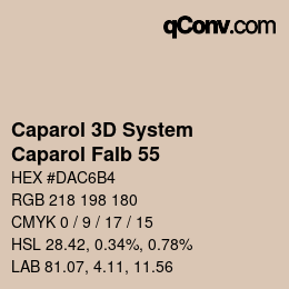 Farbcode: Caparol 3D System - Caparol Falb 55 | qconv.com
