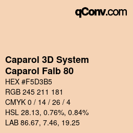 カラーコード: Caparol 3D System - Caparol Falb 80 | qconv.com