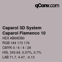 Farbcode: Caparol 3D System - Caparol Flamenco 10 | qconv.com