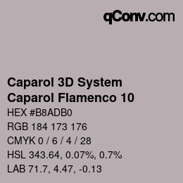 カラーコード: Caparol 3D System - Caparol Flamenco 10 | qconv.com