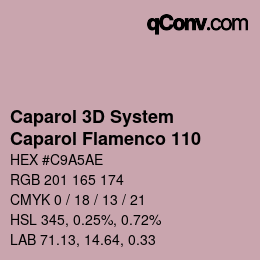 カラーコード: Caparol 3D System - Caparol Flamenco 110 | qconv.com