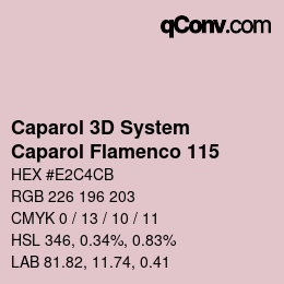 Farbcode: Caparol 3D System - Caparol Flamenco 115 | qconv.com