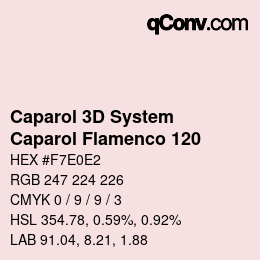 カラーコード: Caparol 3D System - Caparol Flamenco 120 | qconv.com
