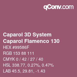 カラーコード: Caparol 3D System - Caparol Flamenco 130 | qconv.com