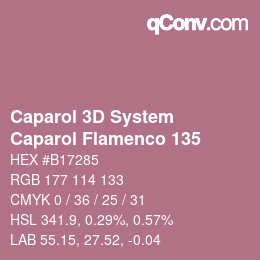 カラーコード: Caparol 3D System - Caparol Flamenco 135 | qconv.com