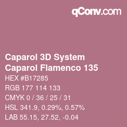 Color code: Caparol 3D System - Caparol Flamenco 135 | qconv.com