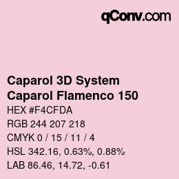 カラーコード: Caparol 3D System - Caparol Flamenco 150 | qconv.com