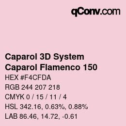 Code couleur: Caparol 3D System - Caparol Flamenco 150 | qconv.com