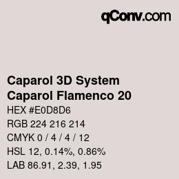 カラーコード: Caparol 3D System - Caparol Flamenco 20 | qconv.com